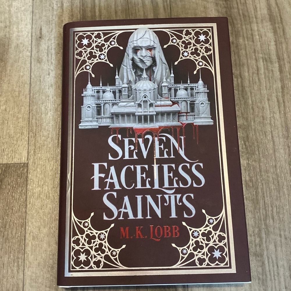Fairyloot Exclusive Signed Edition Seven Faceless Saints by M. K. Lobb